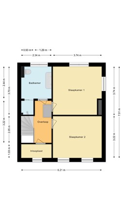 Floorplan - Scheepswerfstraat 27b, 9501 NR Stadskanaal